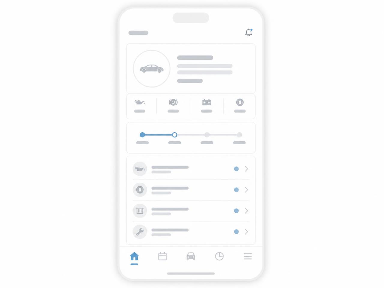 Interface do MyGarage